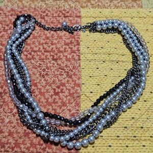 Chic Premier Design Multi-Strand Pearl Necklace